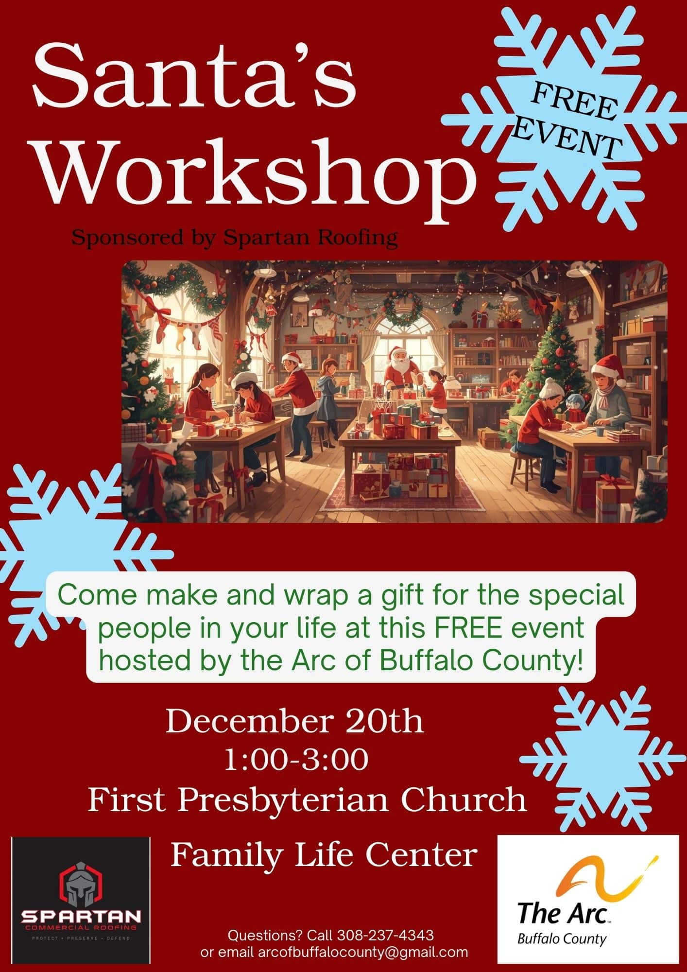 Santa's Workshop - FREE Community Gift Creation/Giving Event - The Arc ...